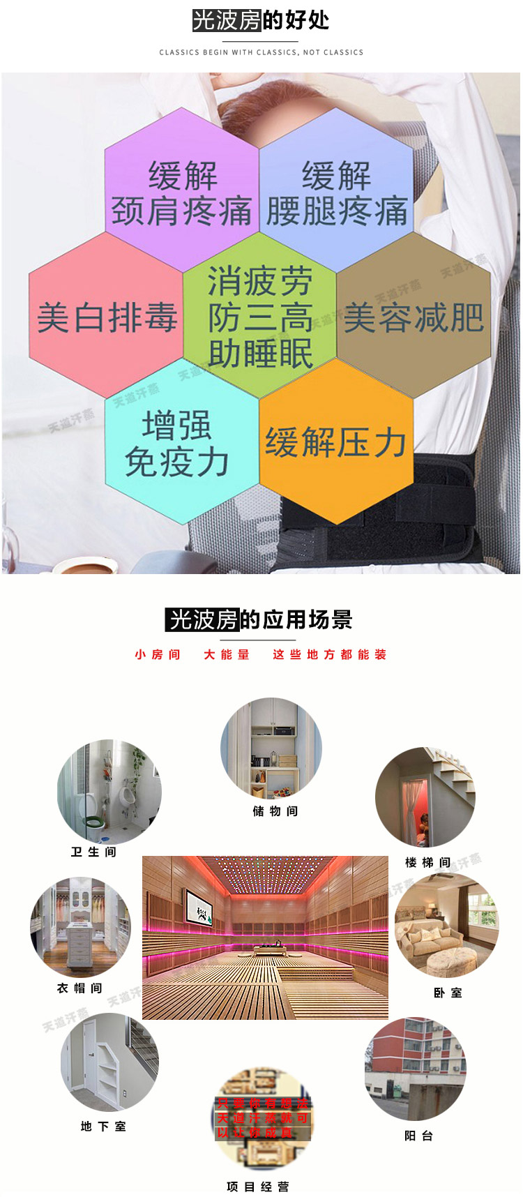 裝一間汗蒸光波房的好處