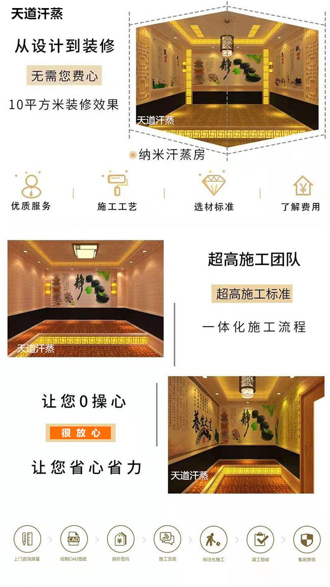 電氣石汗蒸房裝修