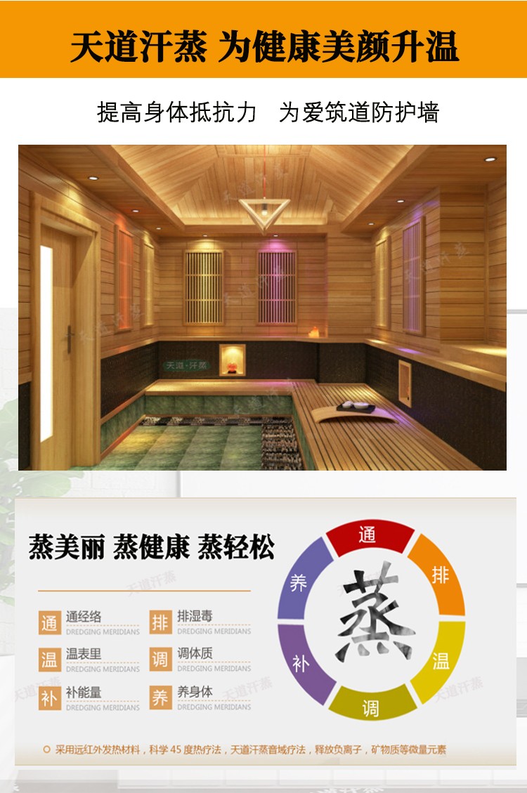小型家用汗蒸房定制